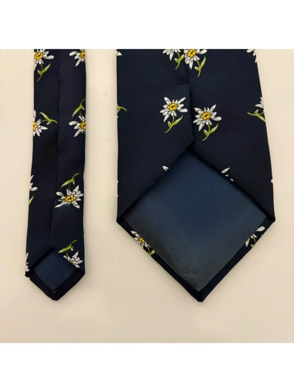 Mathieu Switzerland Polyester Tie Floral Mens Necktie Classic Office Dad Gift